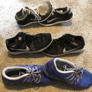 Nike Shoes Loy of 3 pairs.